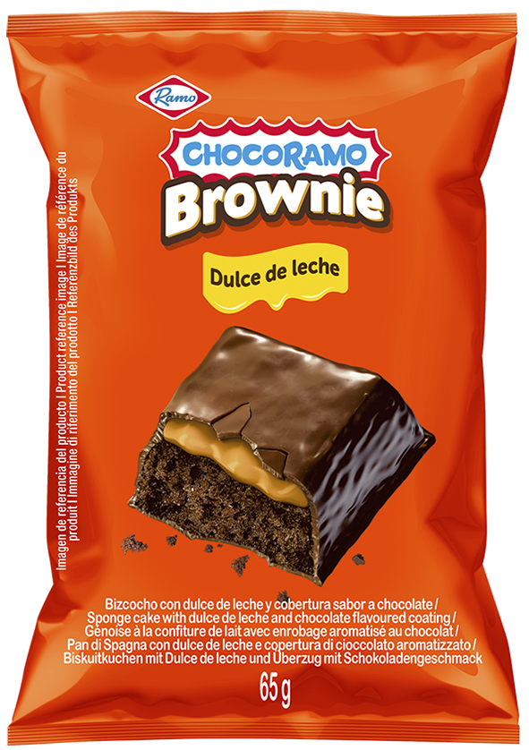 Chocoramo Brownie dulce de leche de 65 gramos